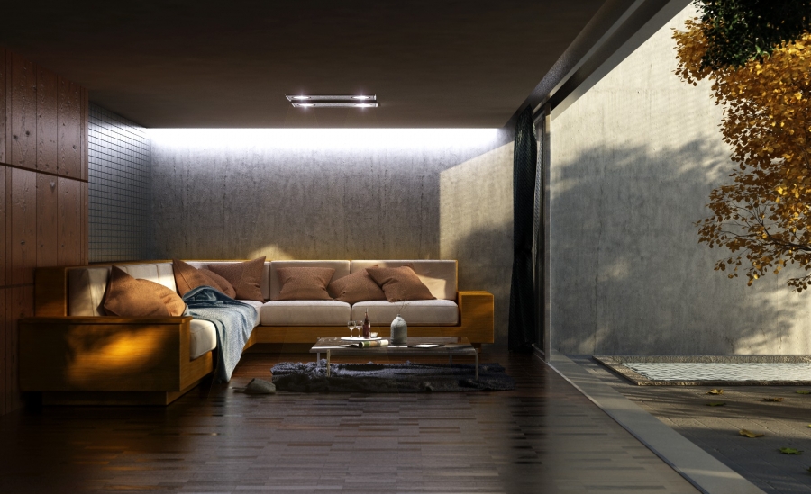Optical Glass House - 3D Render for ArchViz Course